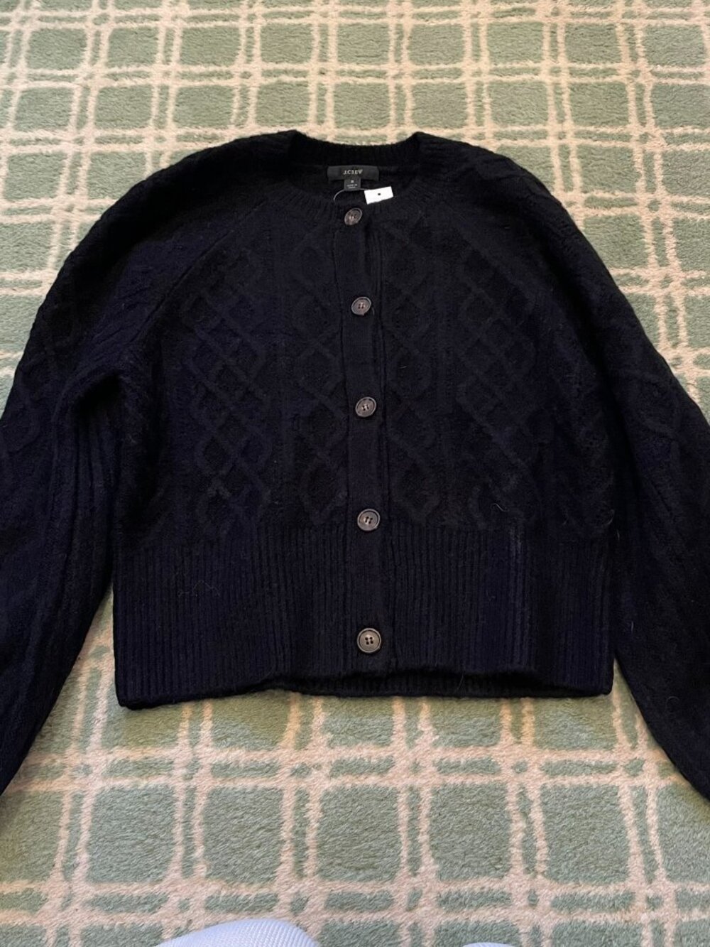 NWT J. Crew Cable Knit Cardigan S